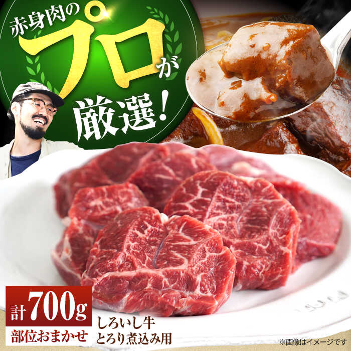 【ふるさと納税】【牧場直送】佐賀県産しろいし牛 とろり煮込み用 700g【佐賀セントラル牧場】肉 お肉 牛肉 カレー シチュー 佐賀県産 和牛 グルメ 佐賀県 白石町 [IAH009]