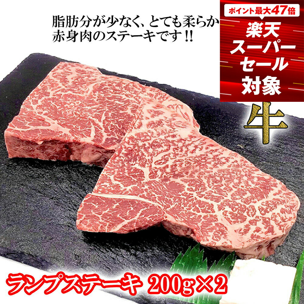 【ふるさと納税】 菊の井 飛騨牛 ランプステーキ 200g 2枚 ステーキ 計400g 2人用 赤身 牛肉 下呂温泉 おすすめ 肉 和牛 人気 ブランド牛 肉ギフト 国産 贈答品 ギフト ランプ【冷凍】 25000円 岐阜県 下呂市