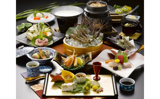 【G0465】三谷温泉平野屋　１泊2食付きペア宿泊券（土曜休前日利用可・緑翠亭客室利用）