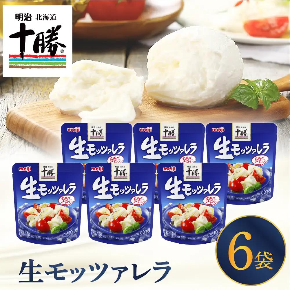 チーズ 明治 北海道 十勝 生モッツァレラ 100g×6袋 チーズ