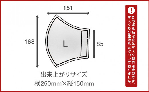 マスク製作用金型　L　㈱ナダヨシ