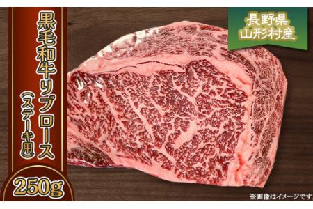 黒毛和牛 リブロース（ステーキ用） 250g 長野県産 3619