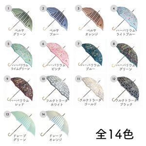 高級織物傘【婦人長傘】 スティグ・リンドベリ 晴雨兼用傘 ベルサ グリーン 北欧デザイン 傘 レディース 槇田ブランド ／ 雨具 雨傘 日傘 親骨60cm UVカット 8本骨 手開き UV加工 送料無