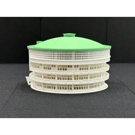 【全国にわずか5つ!】登録有形文化財「朝日小学校円形校舎」3Dプリント模型【1714448】