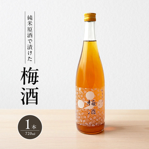 梅酒 果実酒 純米原酒でつけた梅酒 富久錦 低アルコール 梅酒【720ml×1本】
