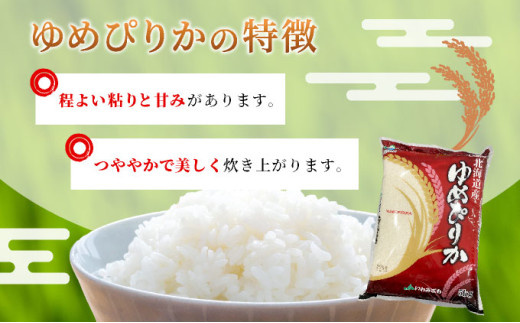 令和7年産 北海道一の米処“岩見沢”の自信作！ゆめぴりか（5・×3ヶ月） 合計15・ ※定期便 [a109-025]