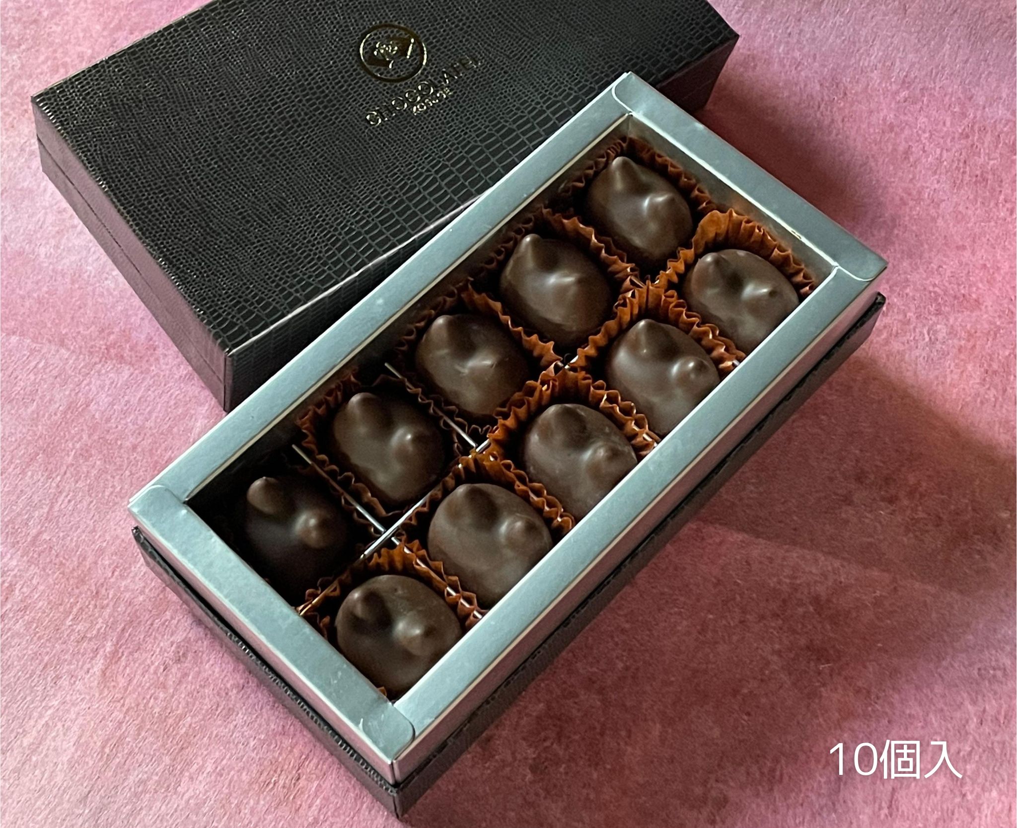 【ふるさと納税】しょこら亭 猫チョコ（jomon）10個入り お菓子 菓子 スイーツ チョコレート 贈答