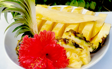 【2024年発送】比屋定農園「久米定パイン」ゴールドバレル 1玉