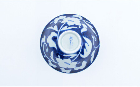 有田焼 桔梗柄 飯碗 2個セット【まるぶん】食器 器 うつわ 手描き お茶碗 おちゃわん A25-501