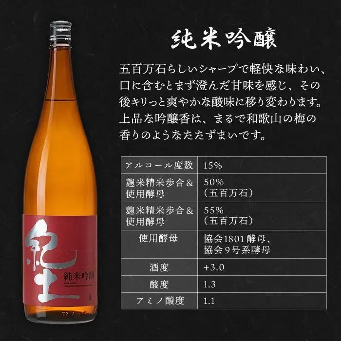 紀土 純米・純米吟醸・純米大吟醸酒 1.8L 3本セット ［Hw7］］日本酒 にほんしゅ