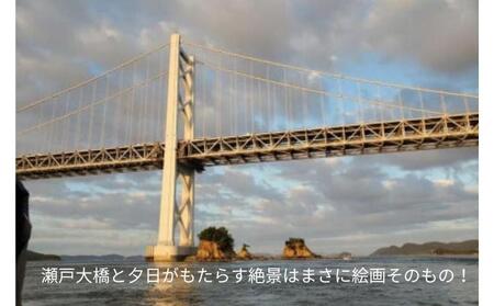 豪華クルーズ船から瀬戸大橋を一望できる！【サンセットクルーズ】