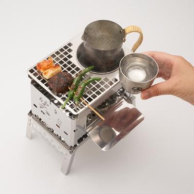 ふるさと納税 戸田市 笑's B-6君カン(燗)グリル 4点セット(B6君/専用カン(燗)グリル/酒タンポ/二重ぐい呑み) |  | 03