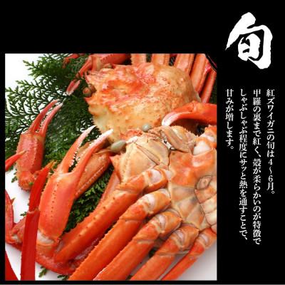 ふるさと納税 白老町 訳あり　紅ズワイガニ脚　ボイル冷凍2.5kg(7〜12肩)ギフトやプレゼントにも　北海道 |  | 03