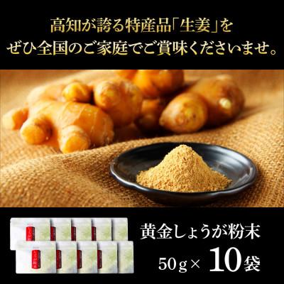 ふるさと納税 芸西村 黄金しょうが粉末　50g×10袋【SNS022】 |  | 03