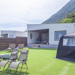 瀬戸内海の絶景グランピング「LEMON FARM GLAMPING しまなみ」宿泊補助券　15,000円分 (1,000円×15枚）【瀬戸内 グランピング 旅行 旅行券 尾道市 】