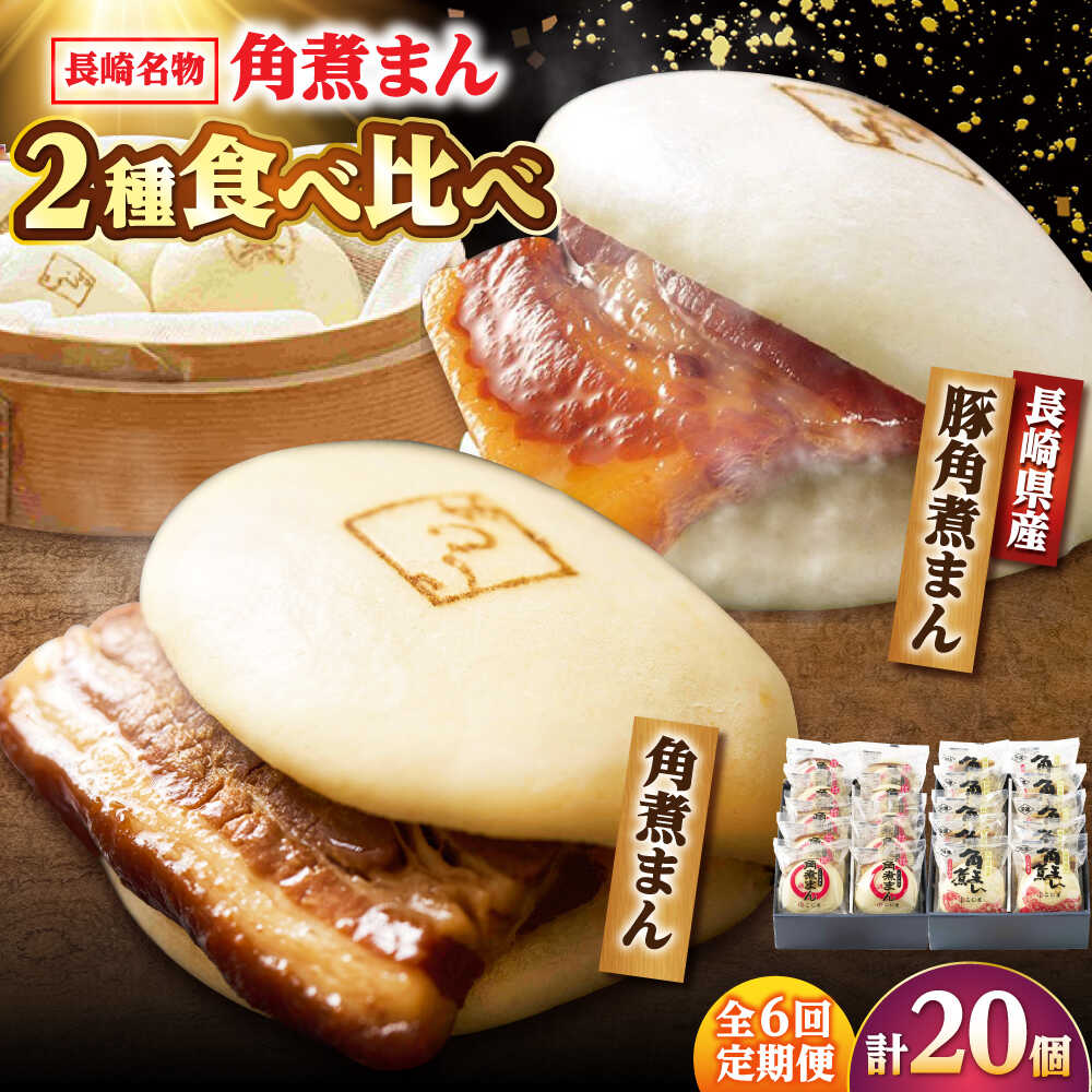 【ふるさと納税】【6回定期便】角煮まん10個・長崎県産豚 角煮まん10個 /角煮家こじま[DBX071]