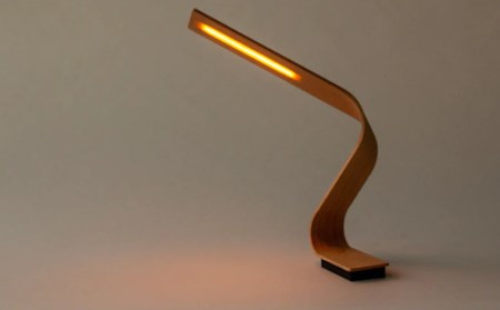 充電式テーブルランプ【Tanzaku Lamp】ツイスト型　卓上ライト