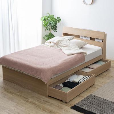 ふるさと納税 角田市 ベッド　収納ベッド　STBS-SD　ナチュラル |  | 01