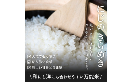 米 にじのきらめき  和歌山県産 10kg（5kg×2）（2026年産）先行予約 ※2026年9月旬中より順次発送 / 精米 お米 由良町 白米 和歌山県【sml400-niji-10D】