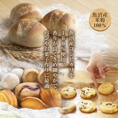 ふるさと納税 南魚沼市 新潟県産 米粉 玄米粉 セット 各250g 計500g小麦不使用 グルテンフリー 新潟県 南魚沼市 |  | 01