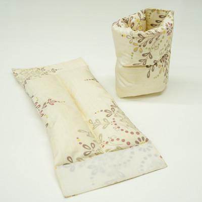 ふるさと納税 北杜市 白州洗いの羽毛足首ウォーマー　ダウン90%　アイボリー色 |  | 01