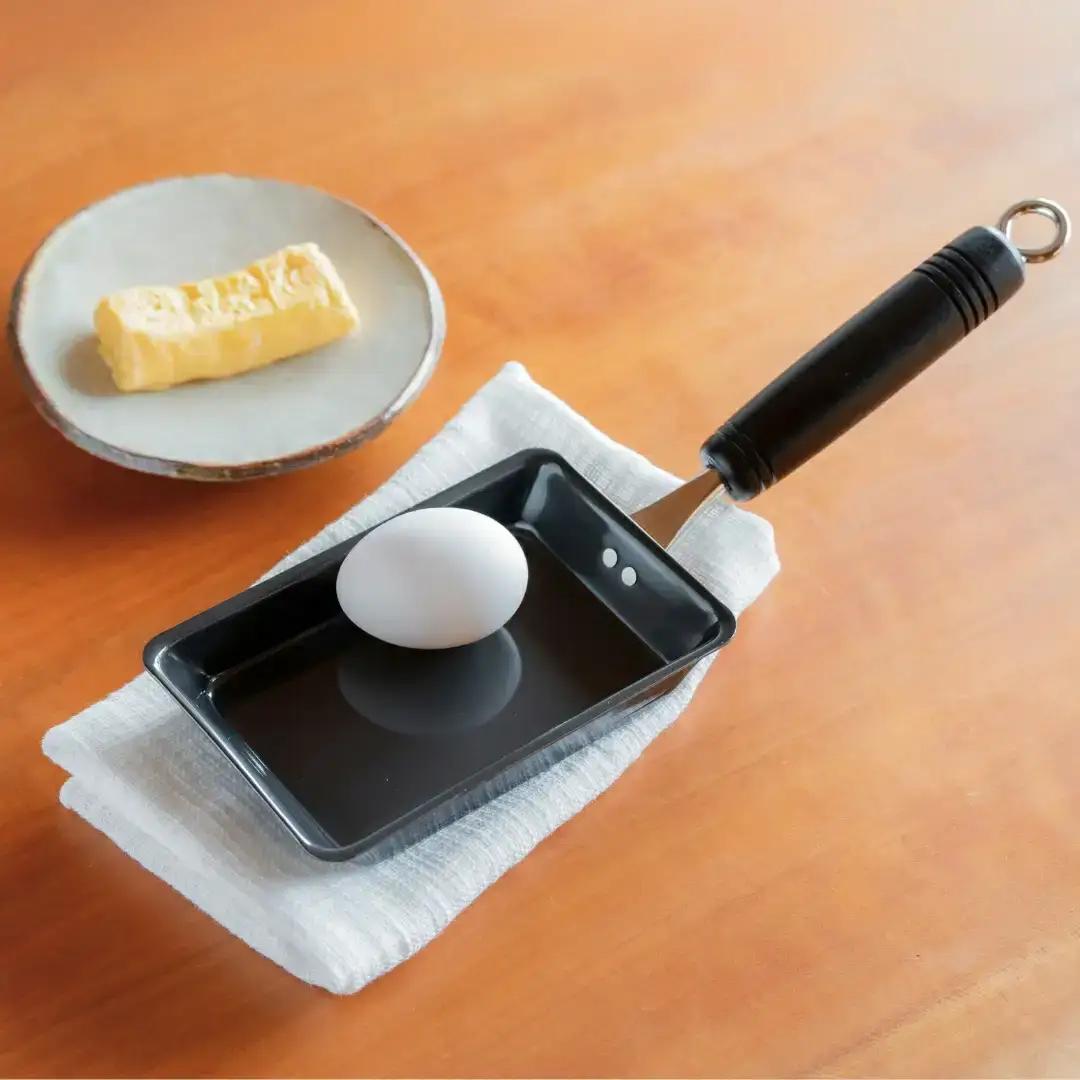卵1個で！鉄の玉子焼き器 コンパクト IH対応 キッチン用品 調理器具玉子焼き器 玉子焼き 卵焼き 厚焼き玉子 [ビーワーススタイル]