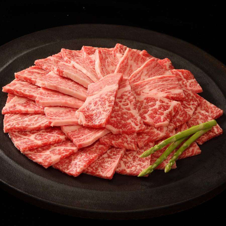 ＜帝神志方ミート＞A5ランク「神戸牛」焼肉用4種セット（もも・かた・ロース・ばら）各200g（計800g）