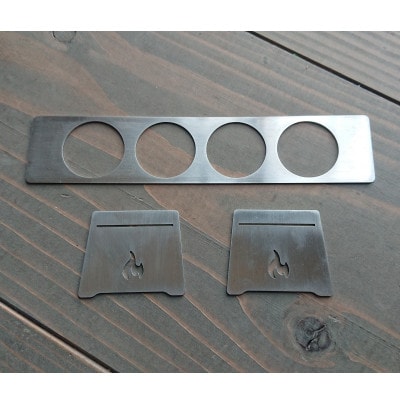 [SPHL-4]フェニックスライズの調味料スタンド「スパイスホルダー(4つ穴ver)」1セット【配送不可地域：離島・沖縄県】