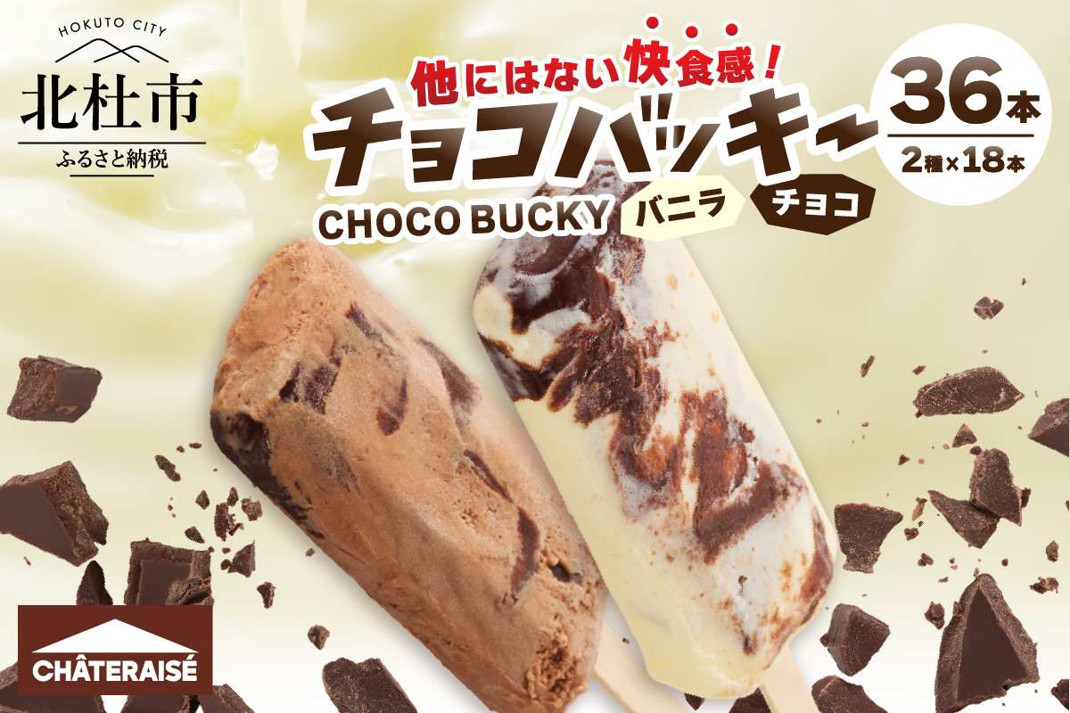 
            【シャトレーゼ】チョコバッキーバニラ＆チョコ詰合せ36本入  シャトレーゼ チョコバッキー バニラ＆チョコ詰合せ 36本入り 2種類 アイス アイスクリーム バニラ チョコ 詰め合わせ 詰め合わせ チョコ好き おすすめ 人気 
          