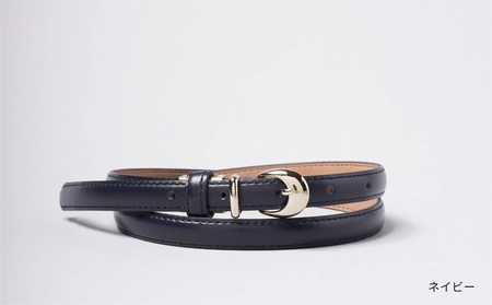[bell la bell] レディース細ベルト (カラー：ネイビー)