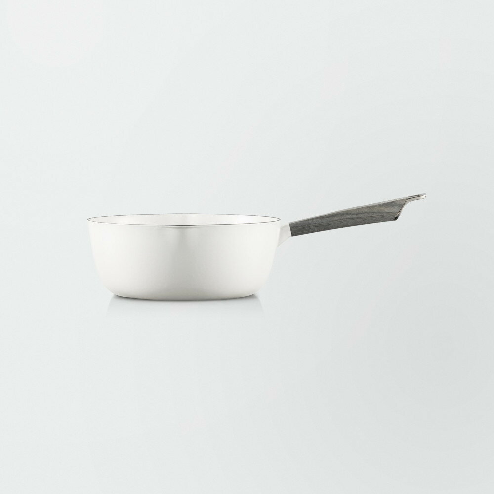 【ふるさと納税】VERMICULAR YUKIHIRA 20cm ＆ドロップリッド＆専用ステンレスリッド（シーソルトホワイト） | 鍋 なべ 雪平鍋 調理器具 キッチン用品 VERMICULAR 鋳物ホーロー鍋 片手鍋 日本製 ガス火 ガス IH IH対応 和食 煮込み みそ汁 人気 おすすめ 送料無料