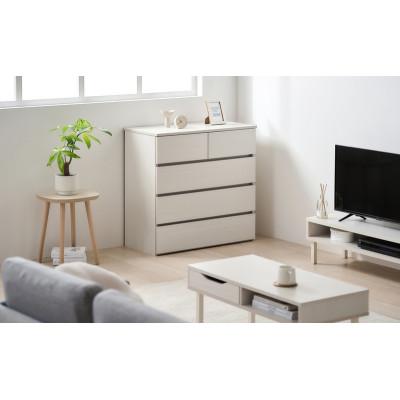 ふるさと納税 大河原町 組立簡単ウッドチェスト KKWCー790 ホワイト 4段 アイリスオーヤマ[53753294] |  | 03