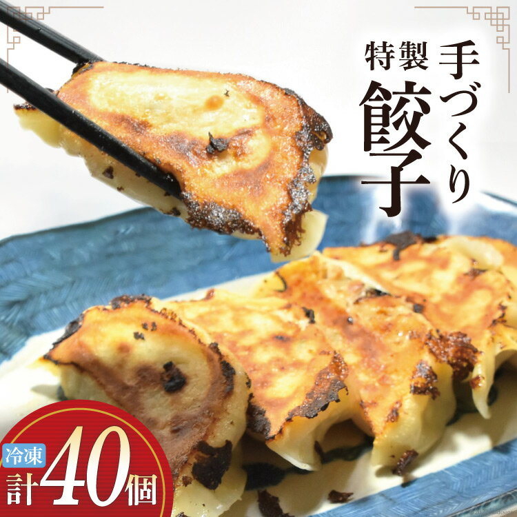 【ふるさと納税】餃子 手づくり 特製餃子(20個入りx2p) [食工房貞秀 宮城県 気仙沼市 20563773] 冷凍 惣菜 ギョウザ