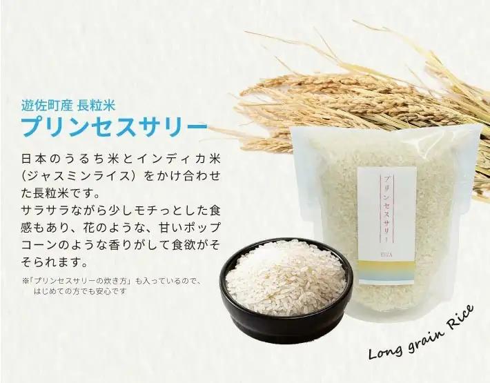 長粒米プリンセスサリー 3合（450g）リュテニッツァ 130g×1個 パプリカソルト 5g×2種 レシピ付き 遊佐のみのり 東北 山形県産 遊佐町 瓶詰 化学調味料・着色料・保存料不使用 国産野菜 