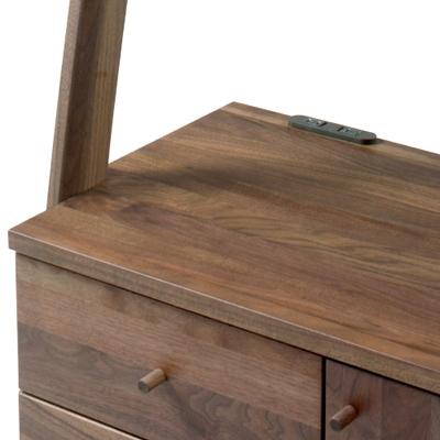 ふるさと納税 大川市 ディープ　シェルフキャビネットA片開(WN) |  | 02