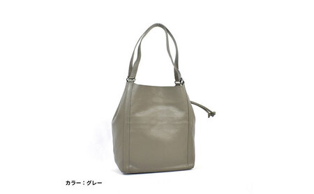バッグ 本革 Lサイズ グレー 灰色 バッグ