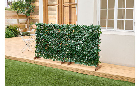 ＤＥＣＯ ＧＲＥＥＮ フェンス＆シェード GS-200G グリーン グリーンシェード  アイリスオーヤマ 1m×2m リーフラティス 日よけシェード ベランダ目隠し 窓 ベランダ 庭 グリーンカーテン