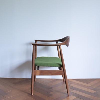 ふるさと納税 小野市 アームチェア　ウォールナット　グリーン |  | 03