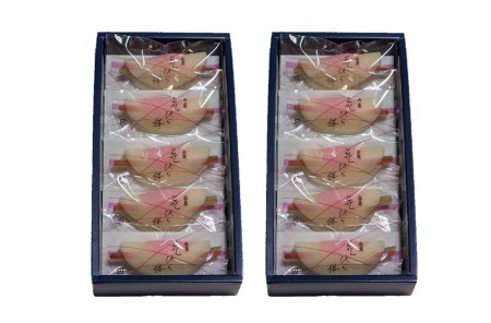 創業明治34年 山陰浜田老舗菓子舗 花びら餅 5個×2箱＜12月30日から配送開始＞【086_1830】