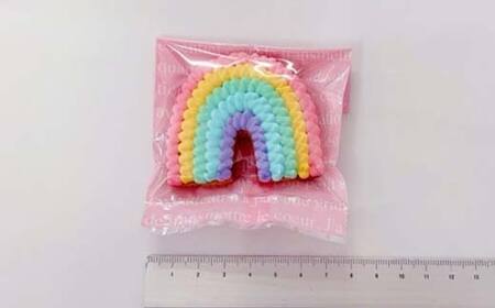 【シュガーフォリア】アイシングクッキー 夢かわ 3種3個セット(レインボー、いちご、リボン) 栃木県産小麦使用！ 個包装 菓子 クッキー オリジナル 手作り かわいい お祝い 誕生日 記念日 イベント