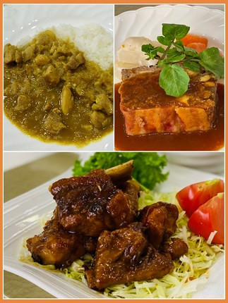 
                  ツキママミール3点セット ミートローフ カレー スペアリブ
                