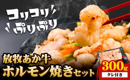 放牧 あか牛 ホルモン焼き 300g|焼肉正