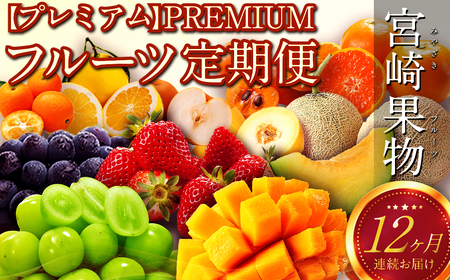 南国宮崎 プレミアムフルーツ定期便 Vol.2 12か月 送料無料 G47-2608
