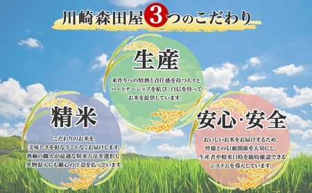 定期便 3ヶ月 北海道 特別栽培 ななつぼし 5kg 精米 米 白米 お米 新米 ごはん ご飯 ライス 道産米 ブランド米 新しのつ米 ふっくら 食味ランキング  産地直送 お取り寄せ カワサキ森田屋