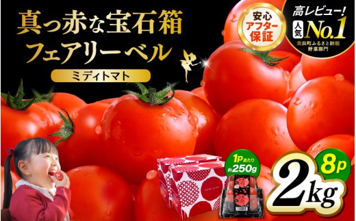 【2026年12月より順次発送】じゅわっと極旨のフルーツミディトマト 約2kg (1kg×2箱）【とまと トマト フルーツトマト ミディトマト ミニトマト トマトジュース 野菜 やさい 人気 新鮮 産地直送 甘い 高糖度 食べやすい リコピン ビタミン ダイエット 美容 美肌 】 [m37-a025_12]