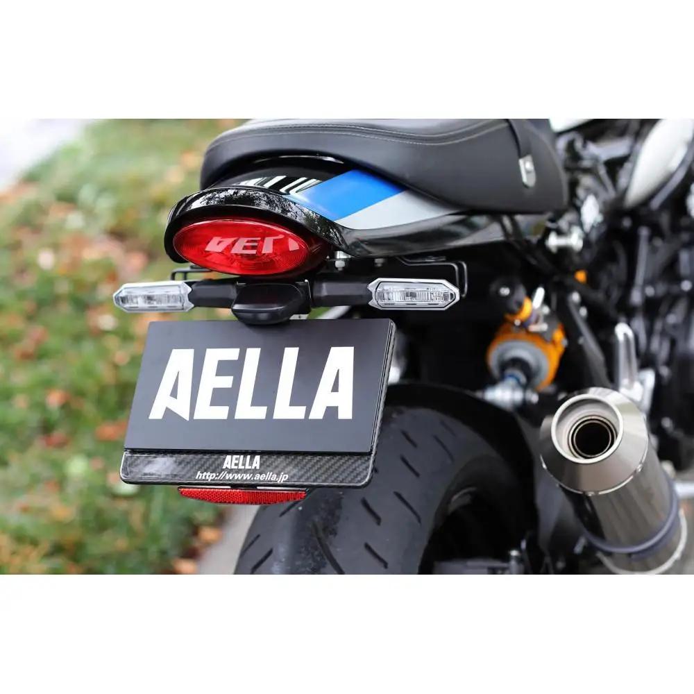 【AELLA】汎用品｜ドライカーボン製 ナンバープレートホルダー AE-99005 【ツヤなし】｜京都 バイクギア カスタムパーツ 人気ブランド ﾊﾞｲｸ