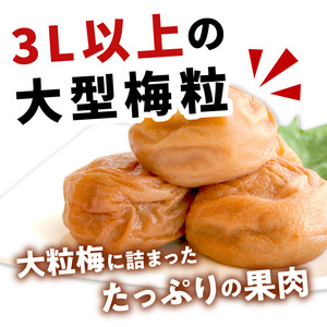 昔ながらのしょっぱい梅干し(白干し梅)2kg 大粒3L以上［無添加］紀州南高梅 和歌山県産 すっぱい梅干 うめぼし 梅 2キロ ふるさと納税 梅干し 無添加