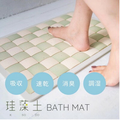 【ふるさと納税】吸水&速乾!洗える珪藻土バスマット【1674558】