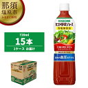 【ふるさと納税】カゴメ　野菜ジュース食塩無添加　720ml PET×15本【飲料 野菜ジュース カゴメ 野菜ジュース食塩無添加 720ml PET 15本 11種の野菜 野菜100% 機能性表示食品 やさい やさいじゅーす 野菜 GABA トマト とまと 栃木県 那須塩原市 】