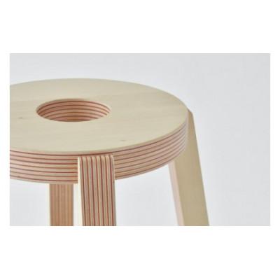 ふるさと納税 東川町 Pw stool(red orange)【0044-001-02】